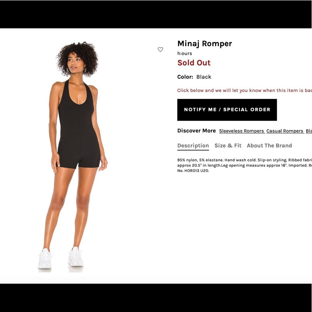H:OURS - Minaj Romper